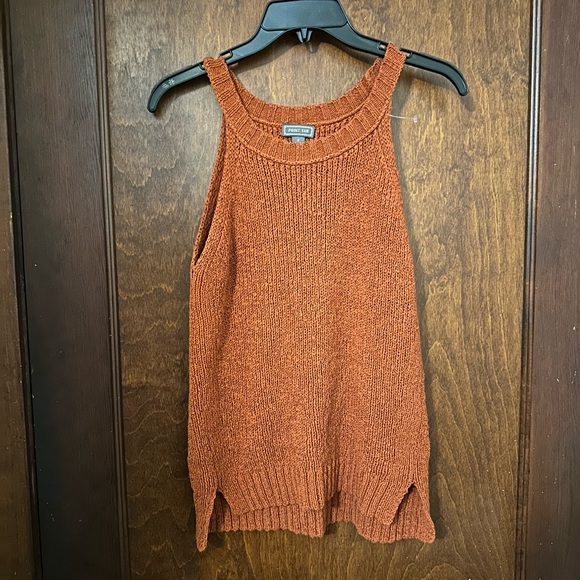 J. Crew Point Sur Burnt Orange Sweater Tank Size S - Picture 2 of 4